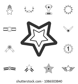 Medal icon. Simple element illustration. Medal symbol design  from Awards collection set. Can be used for web and mobile on white background