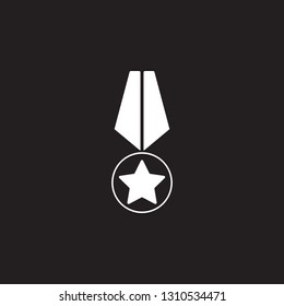 Medal Icon. Simple element illustration. award symbol design template. Can be used for web and mobile