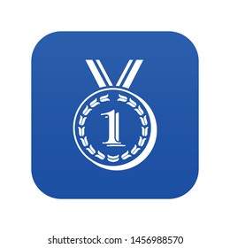 Medal icon. Simple illustration of medal vector icon for web