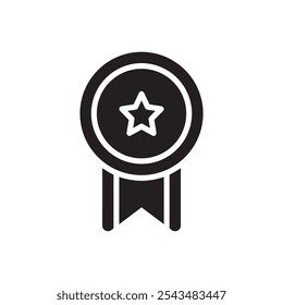 Medal icon. Simple vector sign.