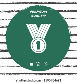 Medal Icon symbol. Graphic elements for your design