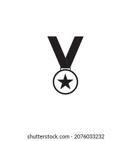 medal icon symbol sign vector