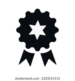 Medal Icon, symbol, and vector, Can be used for web, print, and mobile