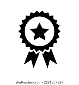 medal icon template. medal symbol vector sign isolated on white background..eps