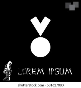 Medal Icon in trendy