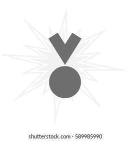 Medal Icon in trendy