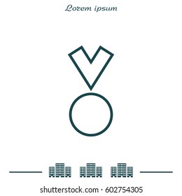 Medal Icon in trendy