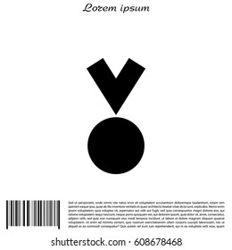 Medal Icon in trendy