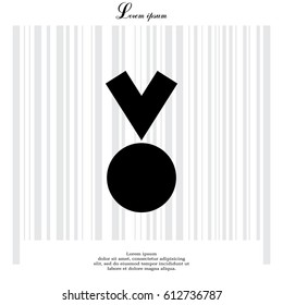 Medal Icon in trendy