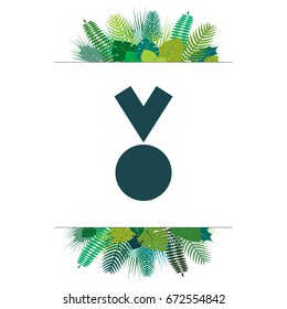 Medal Icon in trendy