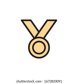 Medal Icon In Trendy  Design Vector Eps 10