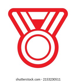 Medaillensymbol in trendiger Design-Vektorgrafik EPS10