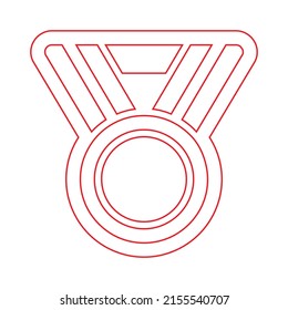 Medal Icon In Trendy Design Vector Illustration Eps 10