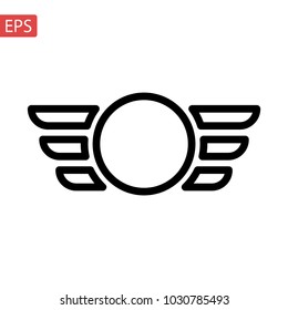 Medal Icon in trendy flat style isolated on grey background. Medal symbol for your web site design, logo, app