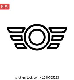 Medal Icon in trendy flat style isolated on grey background. Medal symbol for your web site design, logo, app