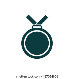Medal Icon in trendy flat style isolated on white background. Medal symbol for your web site design, logo. Vector illustration.