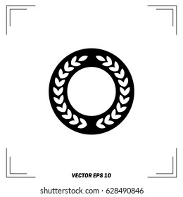 Medal Icon in trendy flat style isolated 