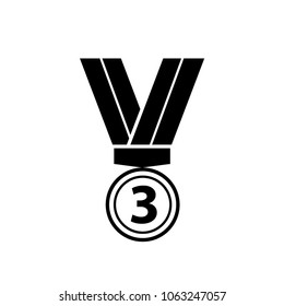 medal icon vector