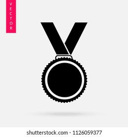 Medal icon, vector