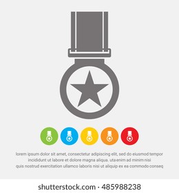 Medal icon - Vector
