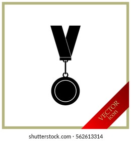 Medal icon, vector