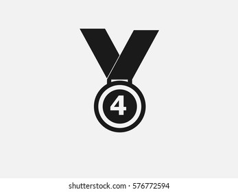 Medal icon Vector.