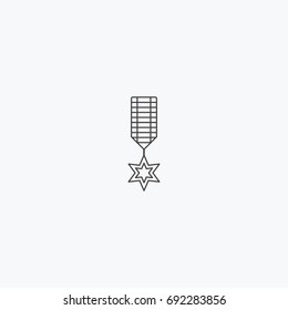 Medal icon vector, can be used for web and mobile design