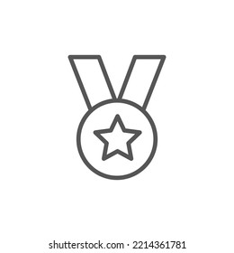 Medal icon vector for computer, web and mobile app