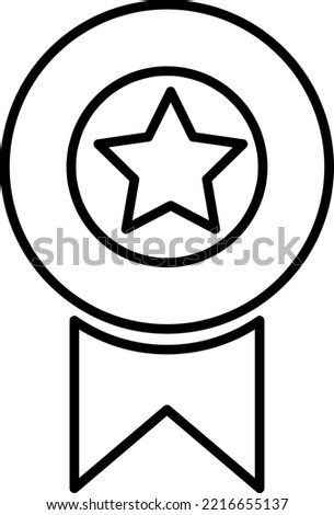 Medal icon vector for computer, web and mobile app on white background..eps