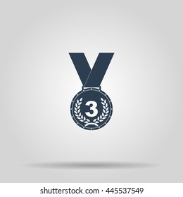 Medal icon. Vector concept illustration for design.