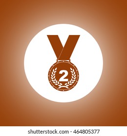 Medal icon. Vector concept illustration for design.