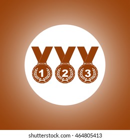 Medal icon. Vector concept illustration for design.