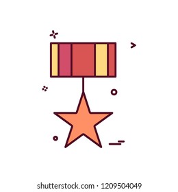 medal icon vector design 