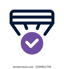 medal icon. vector dual tone icon for your website, mobile, presentation, and logo design.