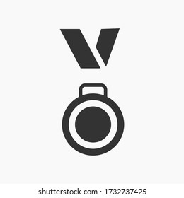 Vector de icono de medalla Eps 10
