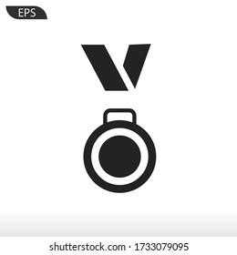 Medal icon vector Eps 10