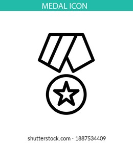 Icono de Medalla, vectores eps 10