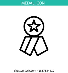 Medal icon, vector eps 10