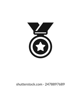 Medal icon vector. EPS 10 editable vector
