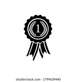 Medal icon vector flat design
