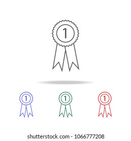 Medal icon. Vector graduation Icon. Elements of education multi colored icons. Premium quality graphic design icon. Simple icon for websites, web design, mobile app, info graphics