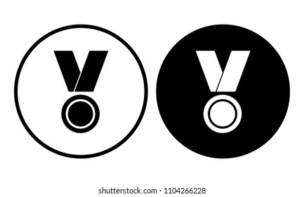 Medal icon. Vector illustration