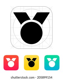 Medal icon. Vector illustration.