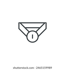 Medal icon, medal vector illustration