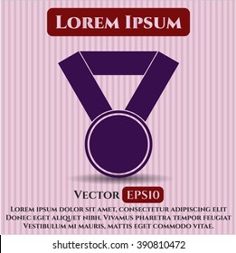 Medal icon vector illustration