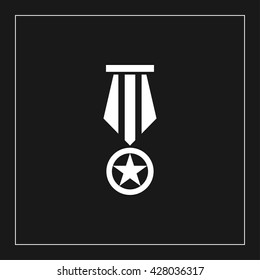 medal icon. medal vector illustration