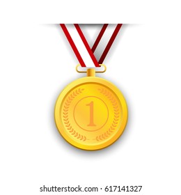 Medal icon. Vector illustration