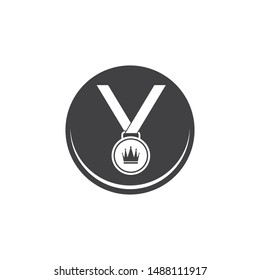 medal icon vector illustration design template