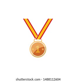 medal icon vector illustration design template