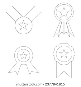 medal icon vector illustration design